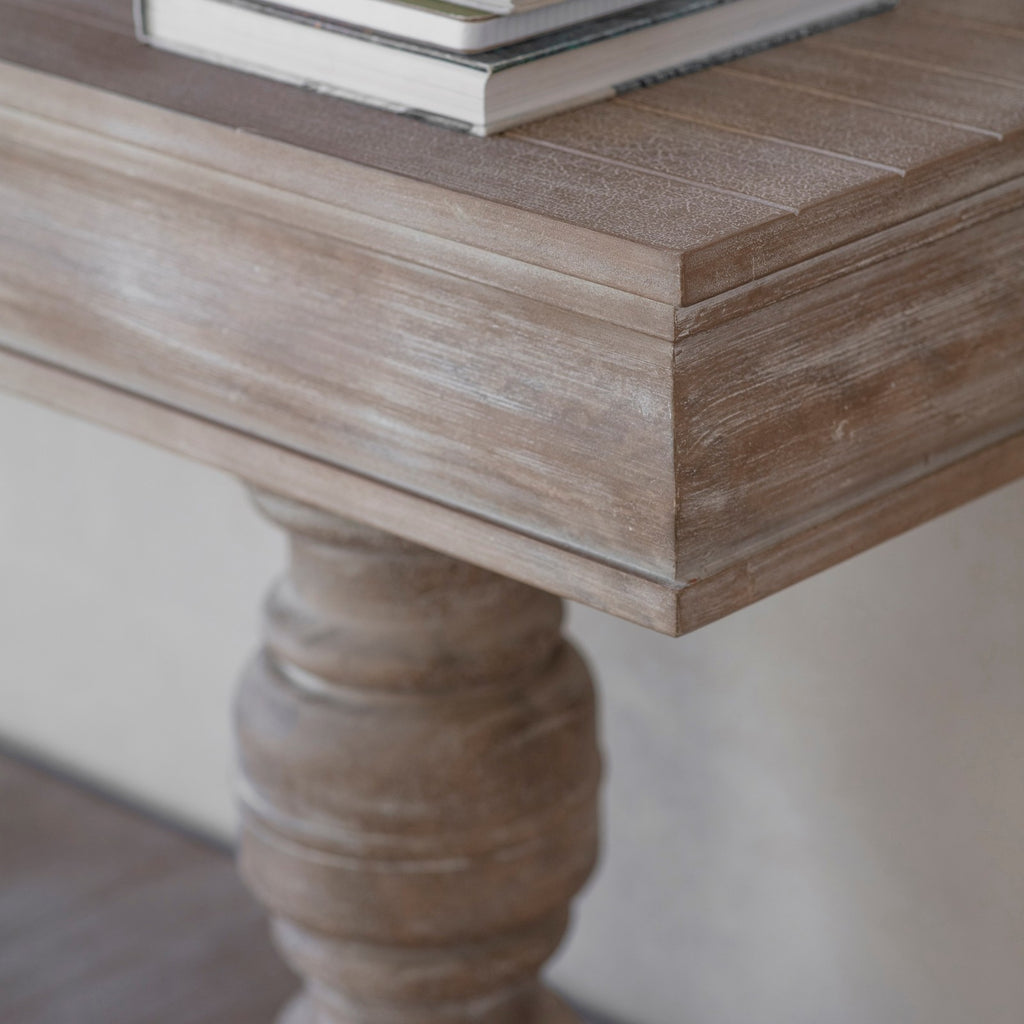 Ilkley Large Distressed Weathered Console Table 240cm