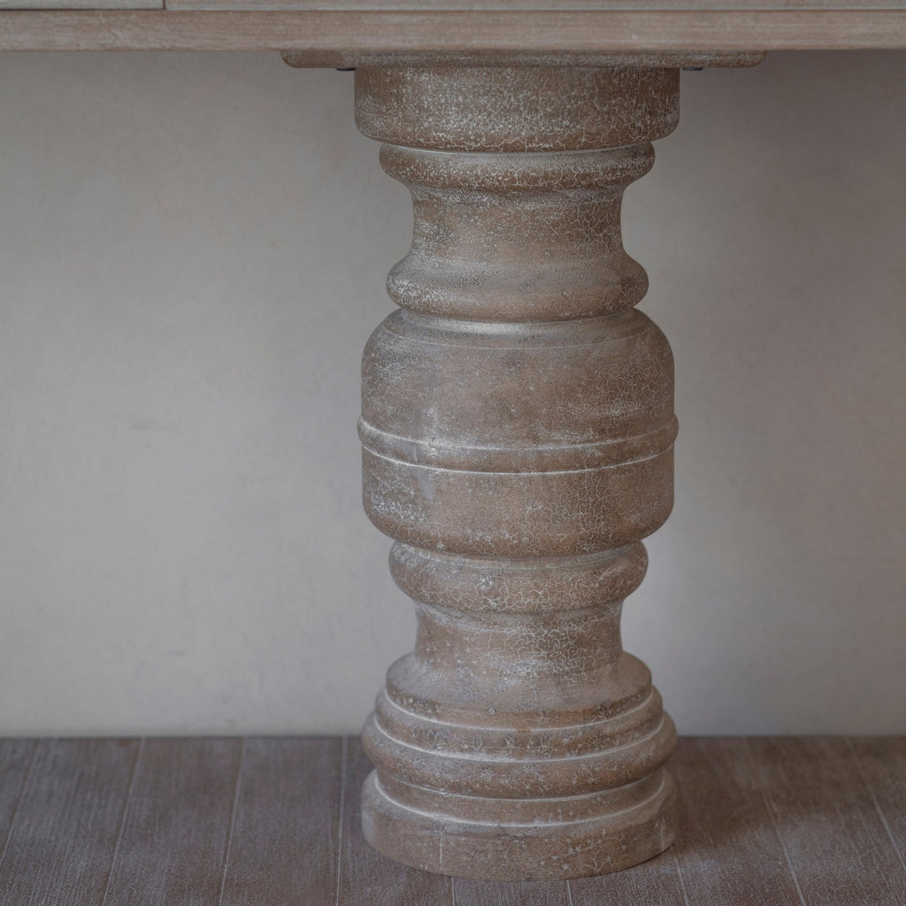 Ilkley Large Distressed Weathered Console Table 240cm
