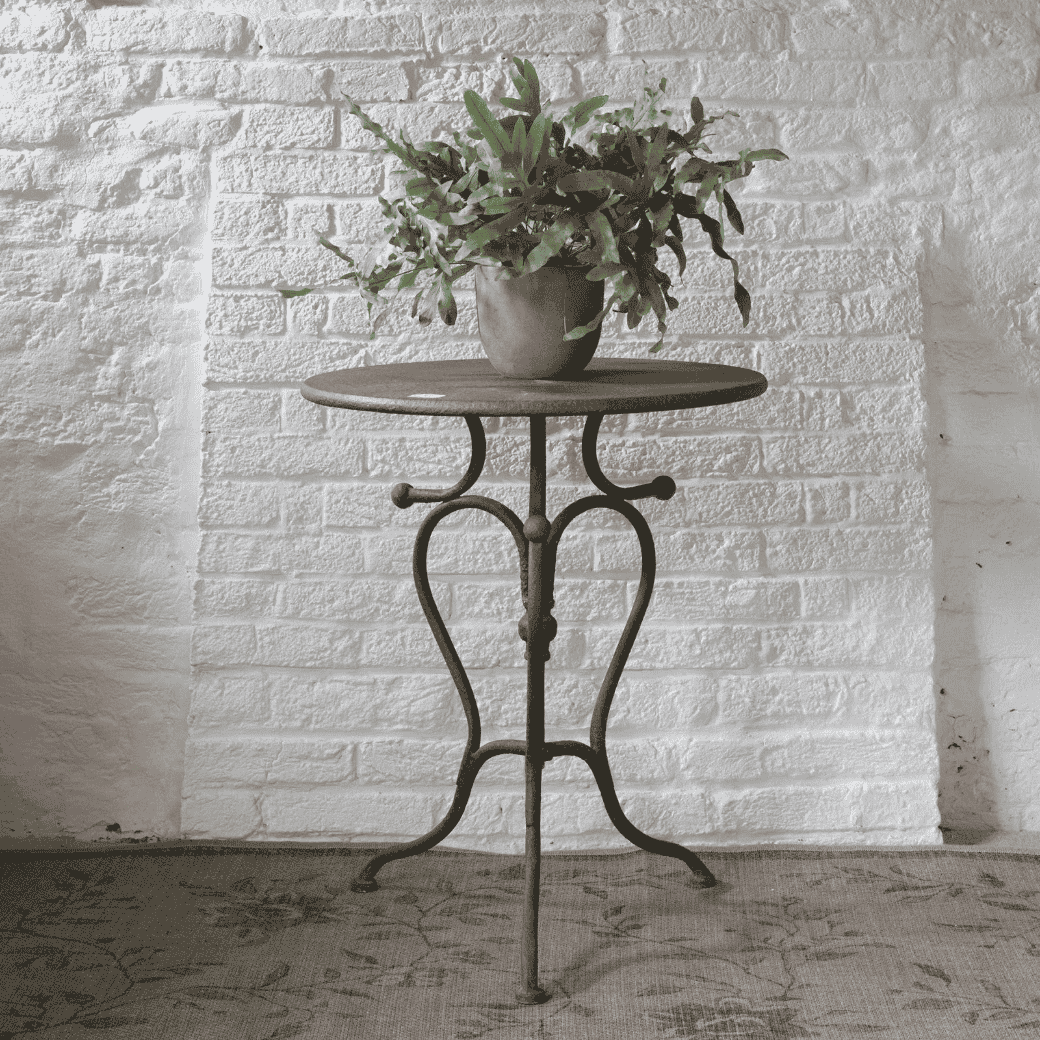Yamton Round Iron Side Table 55cm-D