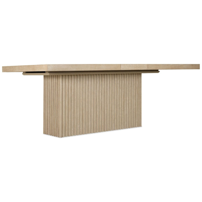 Nordic Tranquillity Rectangle Dining Table with Tambour Base