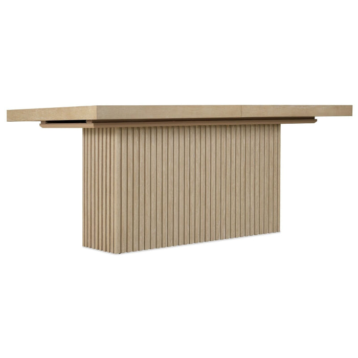 Nordic Tranquillity Rectangle Dining Table with Tambour Base