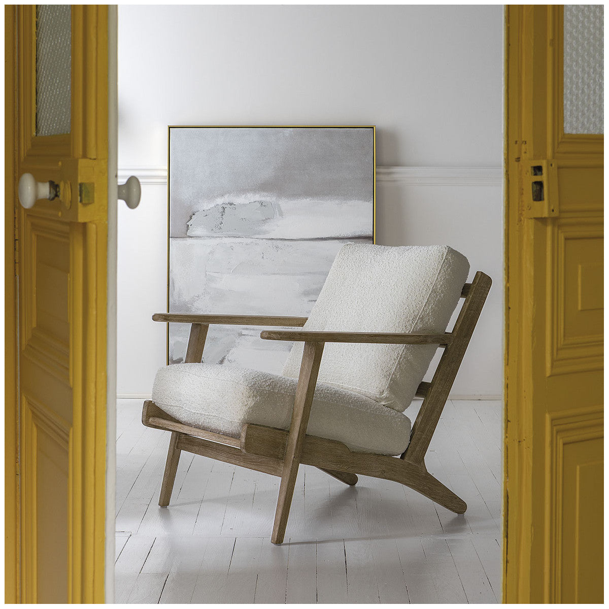JULES Armchair in Terry - Cream