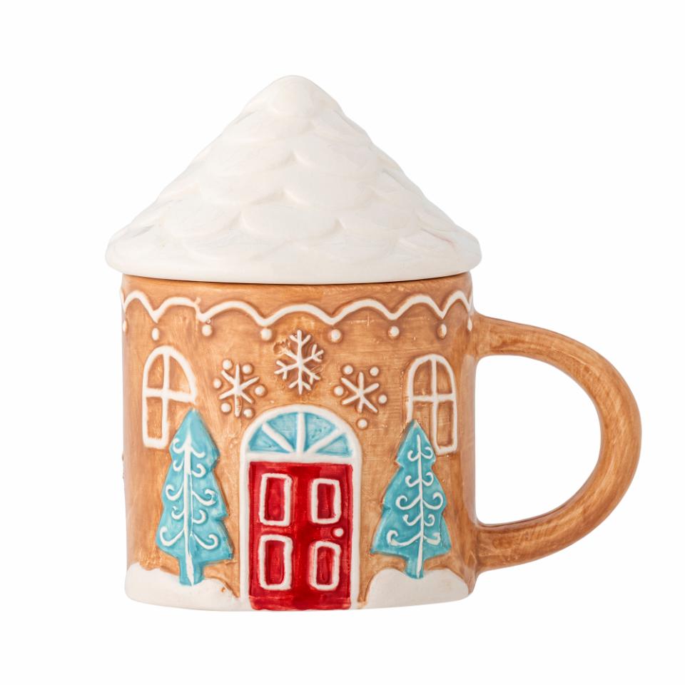 Festive House Stoneware Mug 13cm