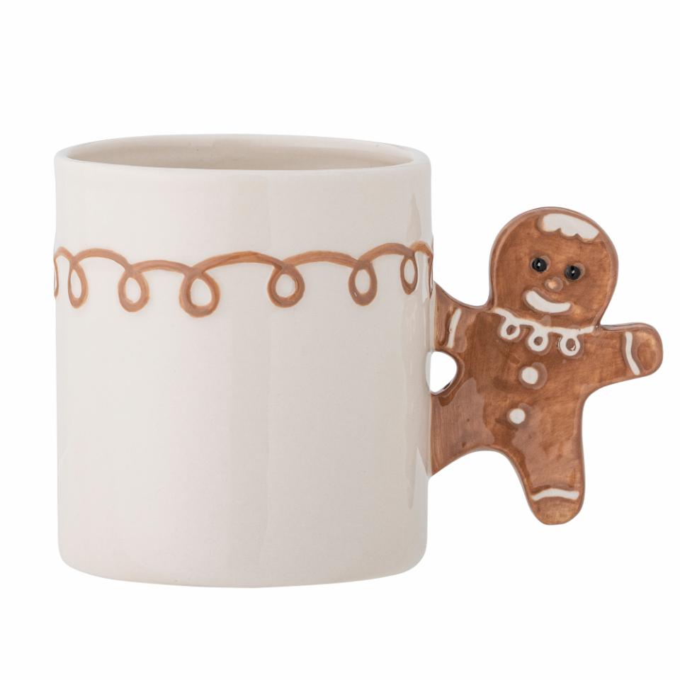 Festive Gingerbread Man Stoneware Mug 9cm