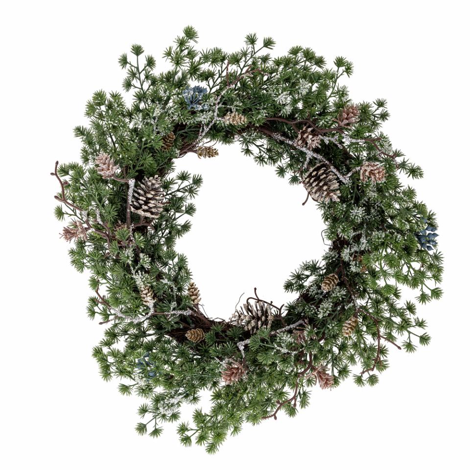 Faux Green Cedar Wreath 50cm | Annie Mo's