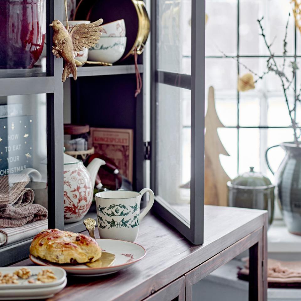 Hollie Plate, Green, Stoneware