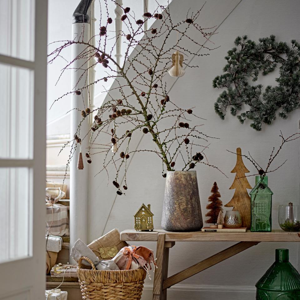 Artificial Green Jeune Wreath 50cm