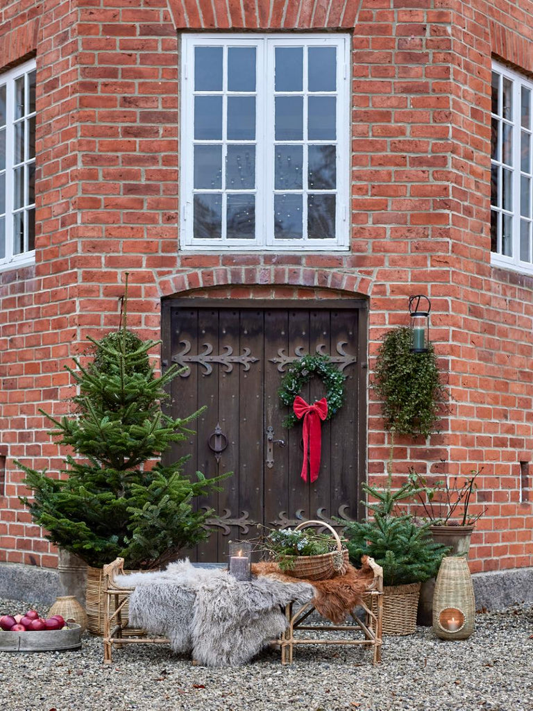 Faux Green Cedar Wreath 50cm