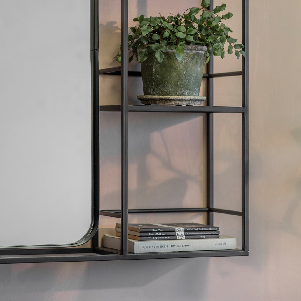 Hexham Storage Mirror 70cm