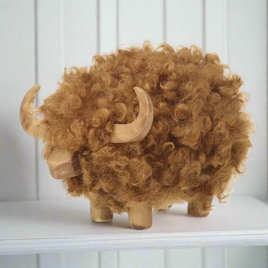Brown Highland Cow 11cm | Annie Mo's