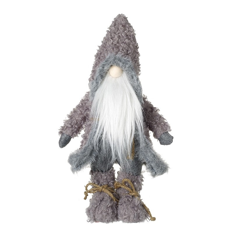 Standing Gonk In Grey Fluffy Coat 45cm | Annie Mo's