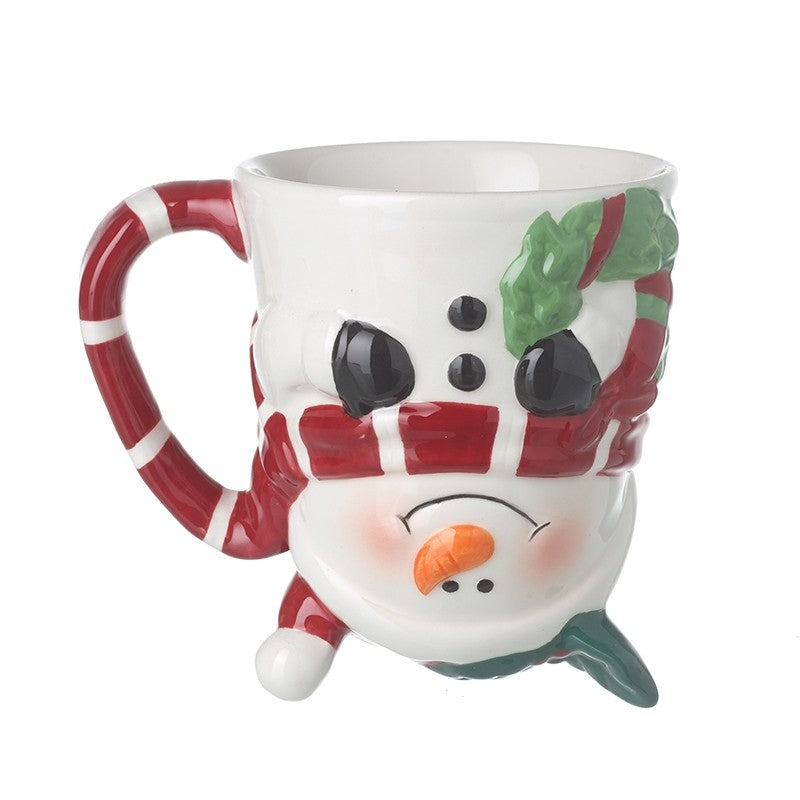 Upside Down Snowman Mug 14cm | Annie Mo's