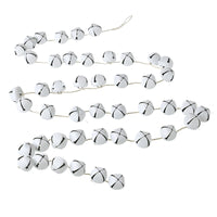 White Metal Bells Garland 120cm | Annie Mo's