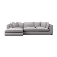 George LHF Large Chaise Sofa 309cm