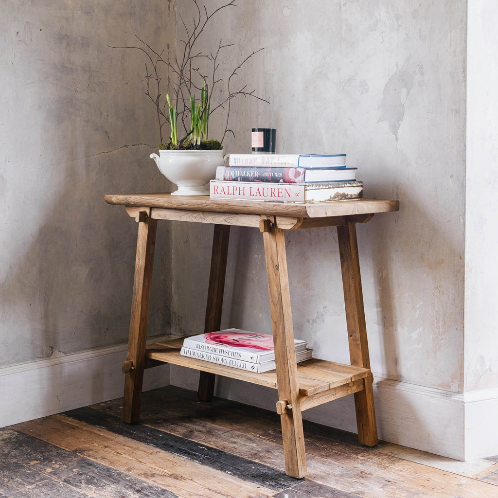 Worth Recycled Teak Side Table 80cm