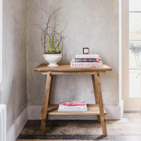 Whitfield Recycled Teak Console Table 80cm | Annie Mo's