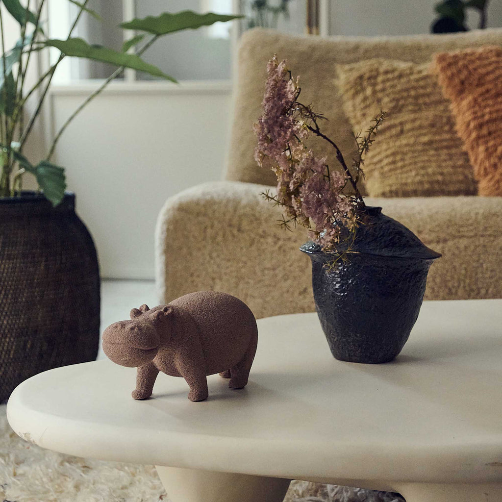 Hippo Sculpture 29cm