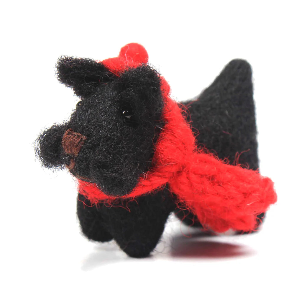 Mini Black Scottie Dog 6cm | Annie Mo's