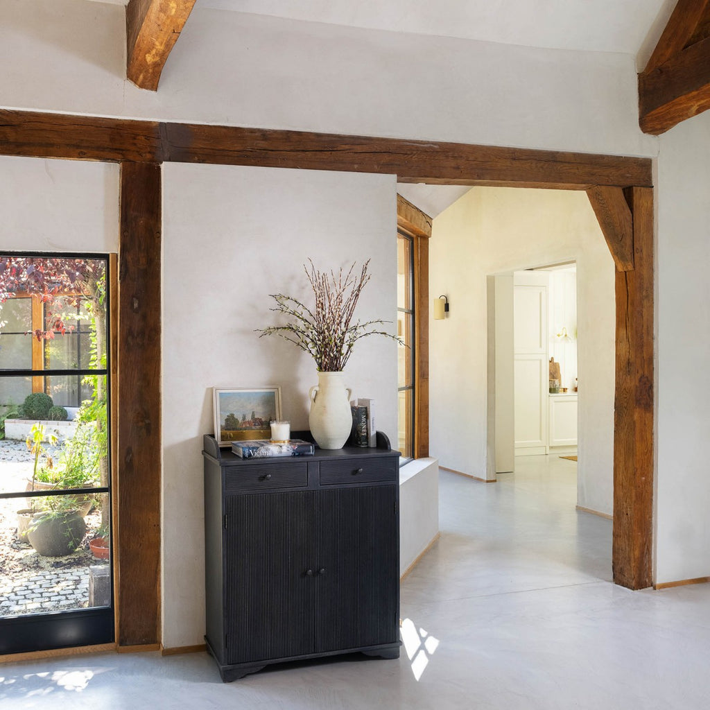 Loumarin Black Cabinet 90cm