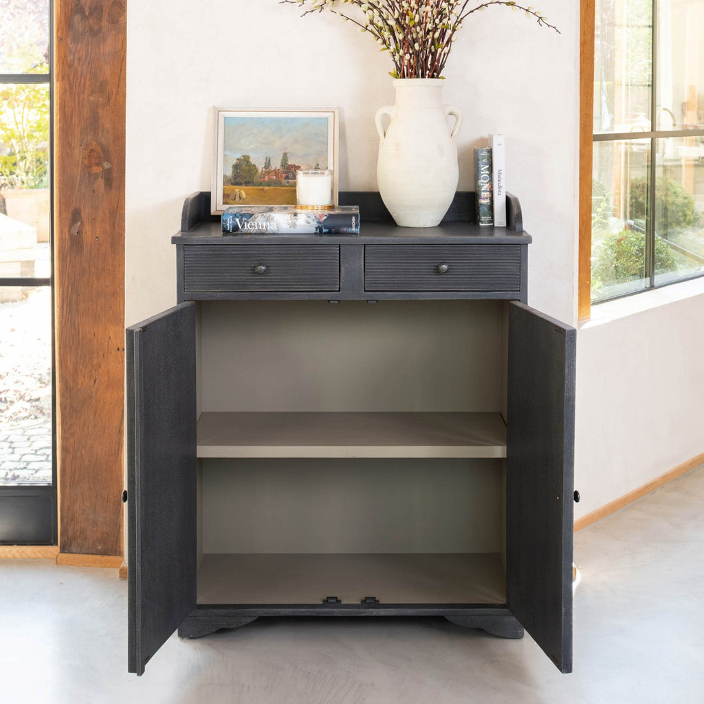 Loumarin Black Cabinet 90cm