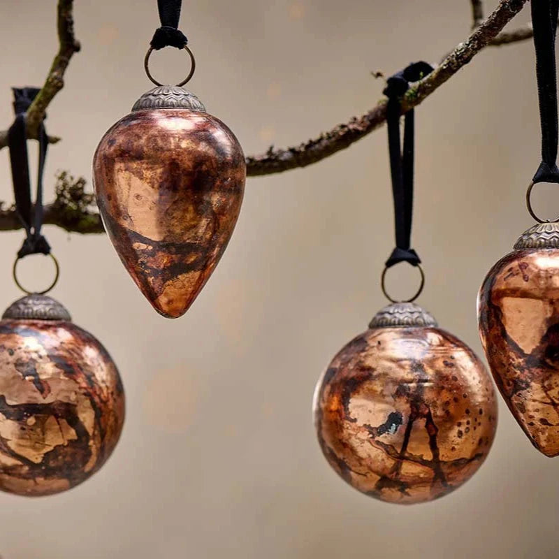 Jalshara Baubles - Antique Copper (Set of 4) 9cm | Annie Mo's