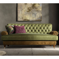 Otis Four Seat Sofa | Leather Fabric Mix