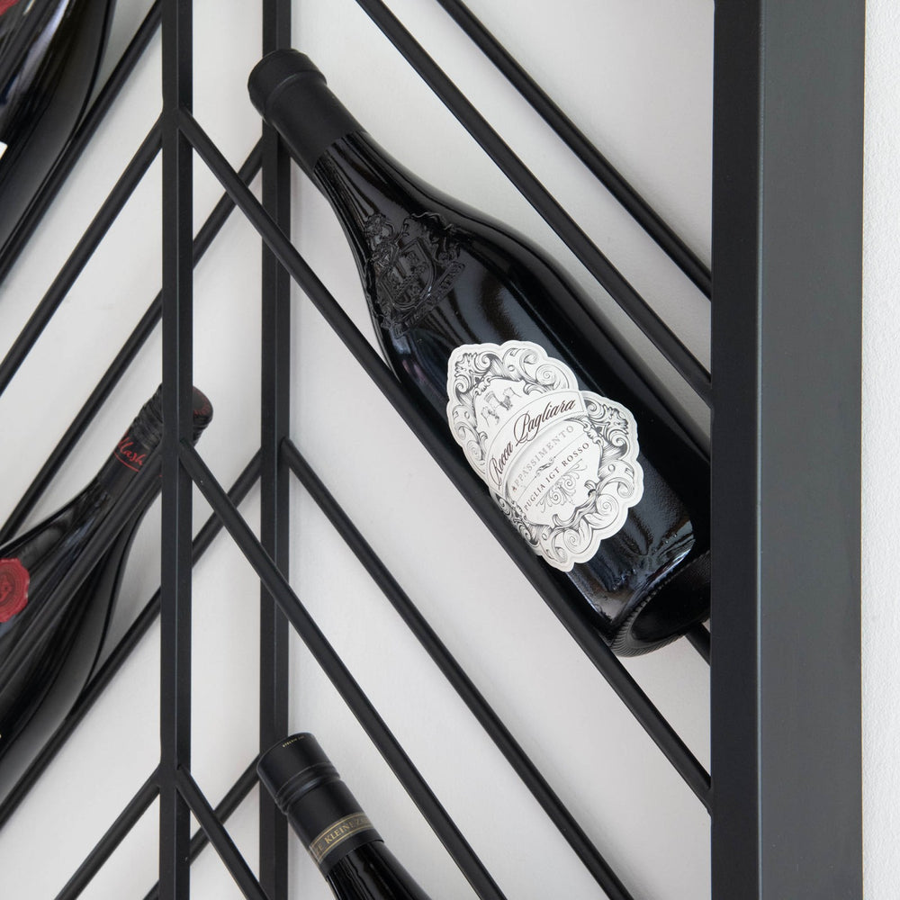 Portland 16 Bottle Wine Wall 140cm