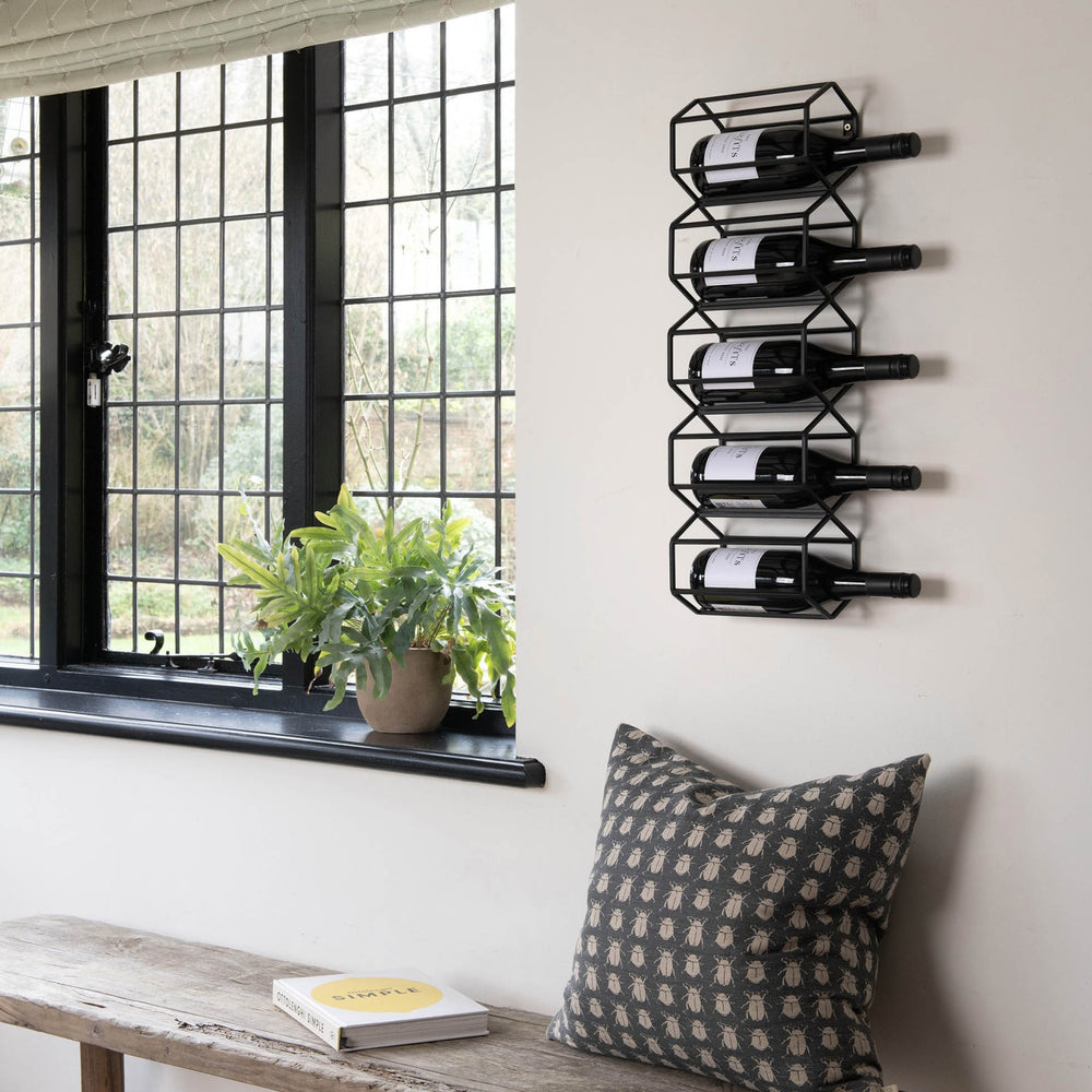 Five Bottle Wine Rack 65cm | Annie Mo's