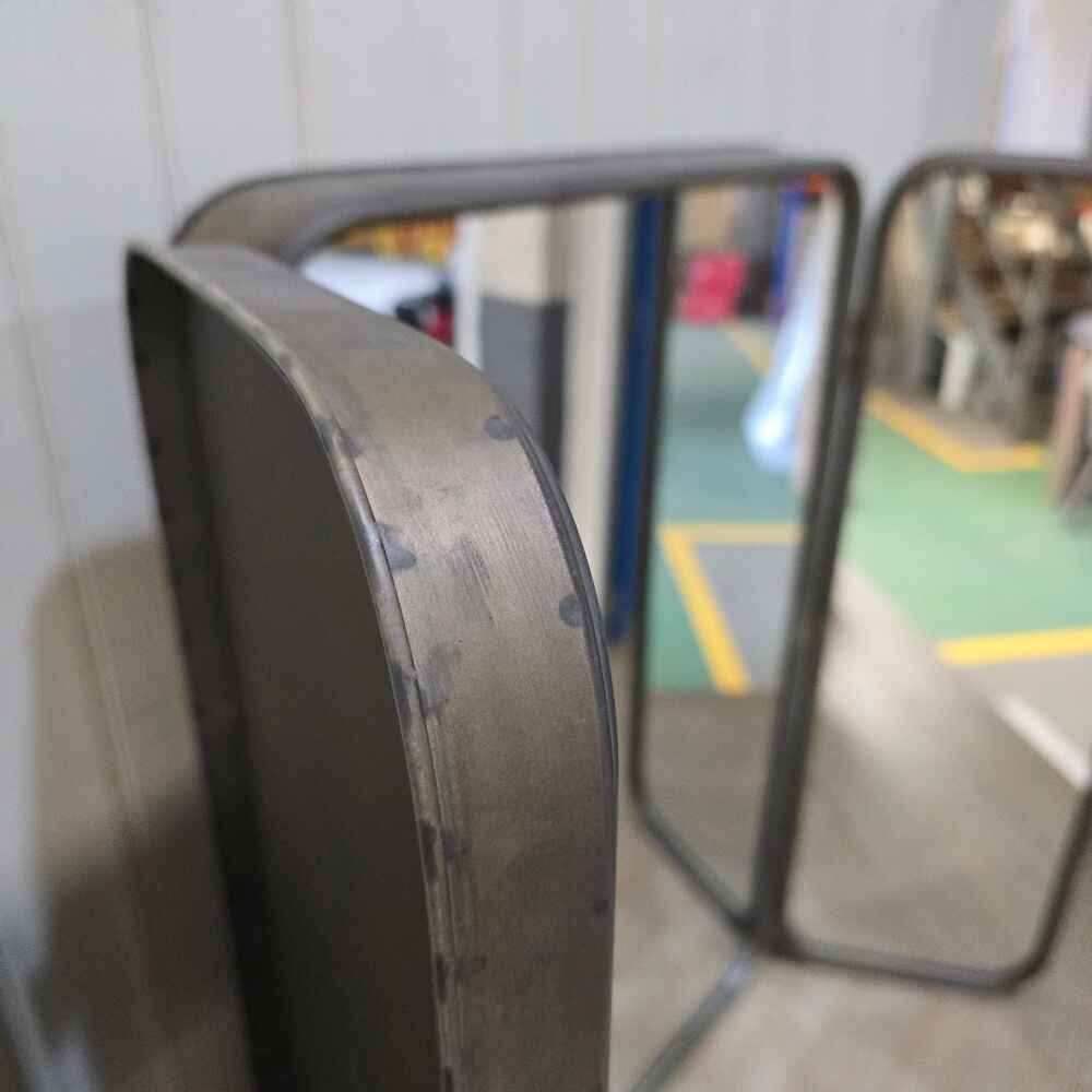 Brass Tryptic Door Mirror - CLEARANCE-E