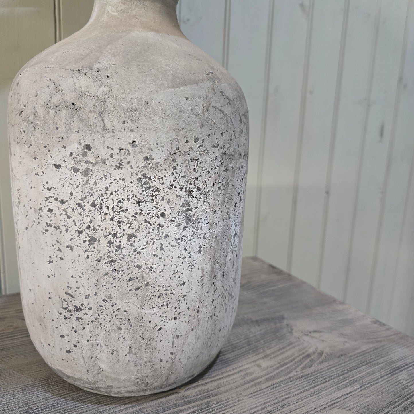 Birkdale Grey Stone Lamp with Gravel Shade 63cm - CLEARANCE