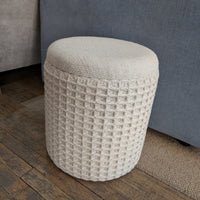 Waffle Occasional Storage Stool 45cm