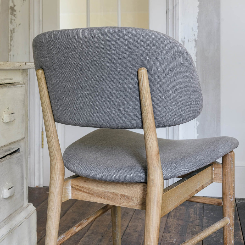 St.James Soft Grey and Oak Dining Chair