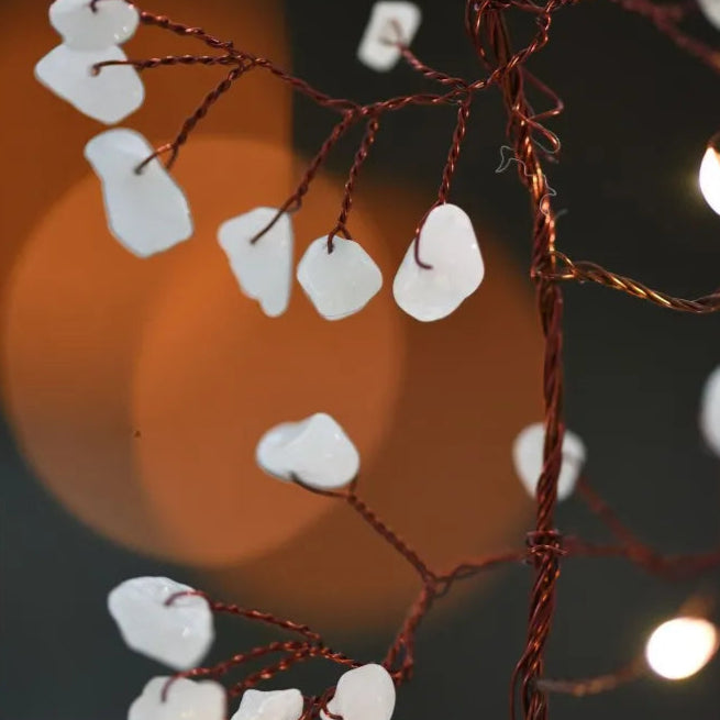 Gemstone (White) Garland with 60 Lights - 200cm Mains Operated