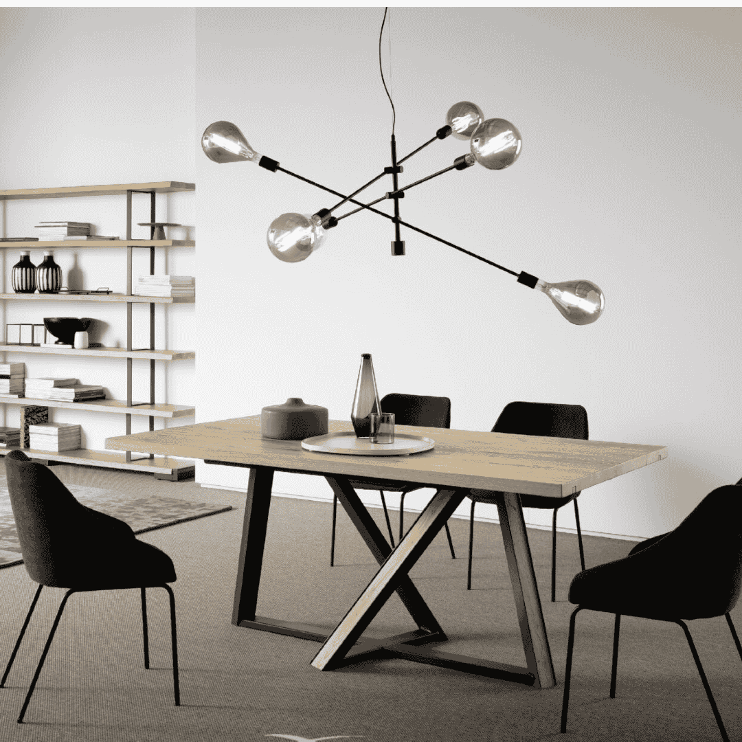 Wein Metal Fixed Table - Straight edge-B