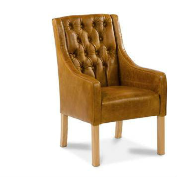 Buttoned Back Bench with High Arms - Harris Tweed