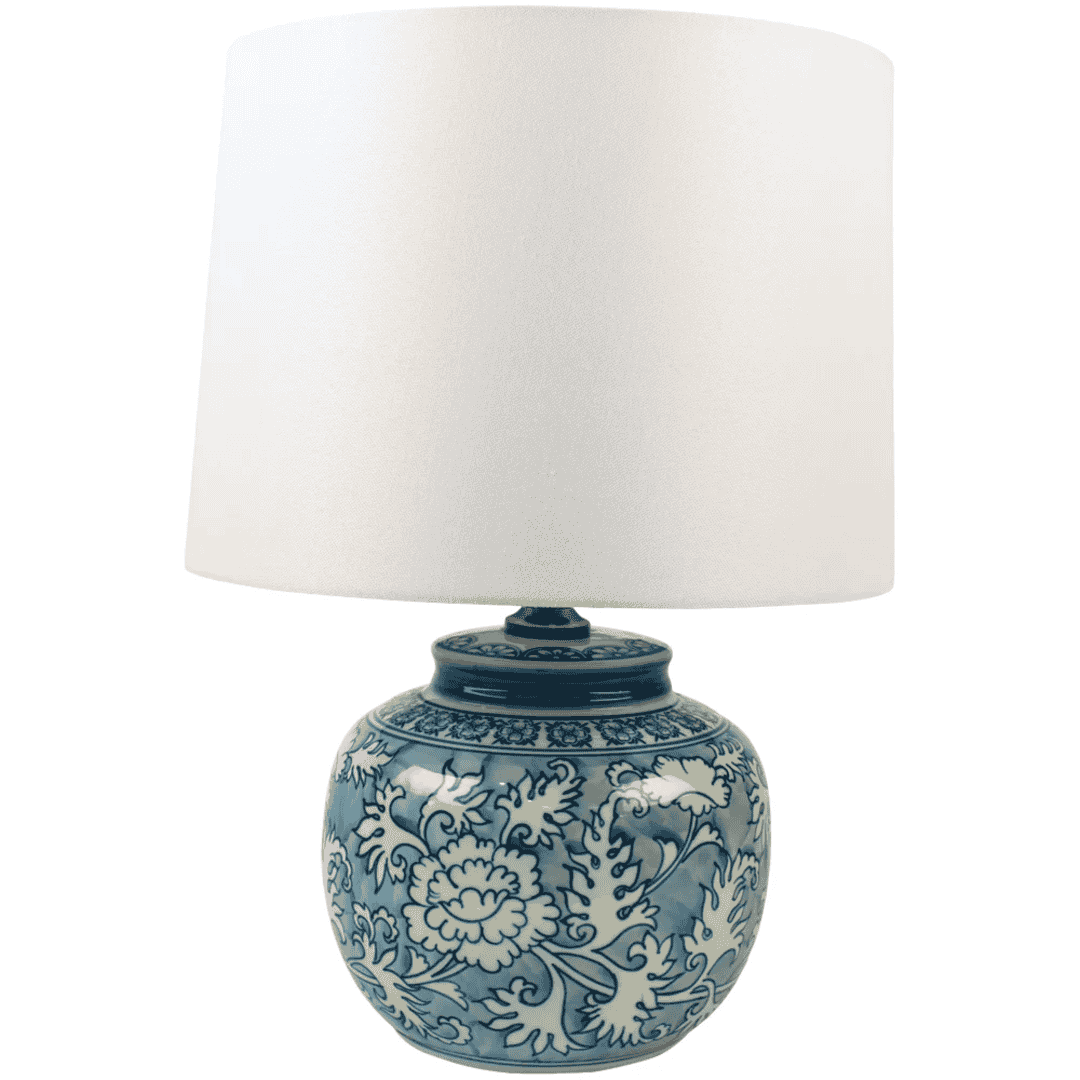 Alga Lamp With White Shade 42cm