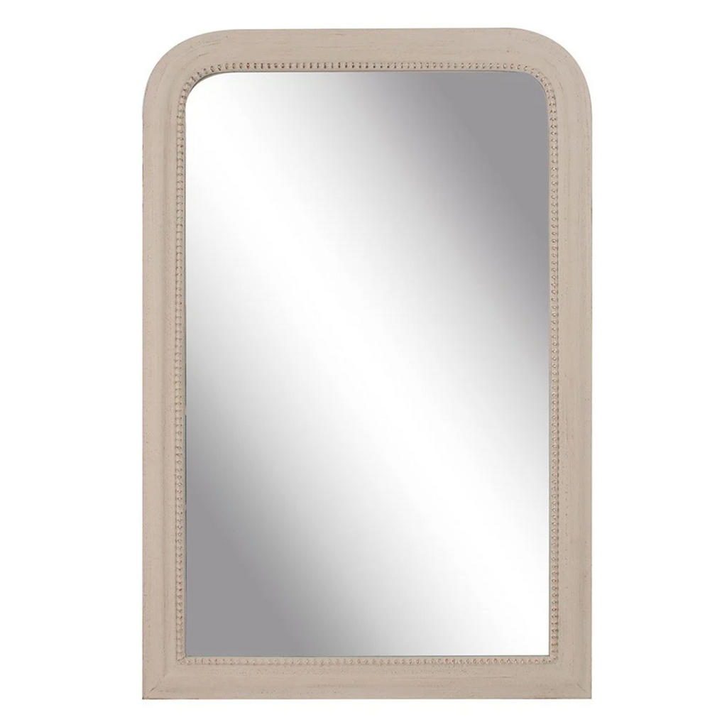 Antiqued Stone Coloured Mirror 92cm