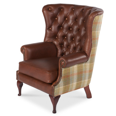 Winged Buttoned Back - Armchair
