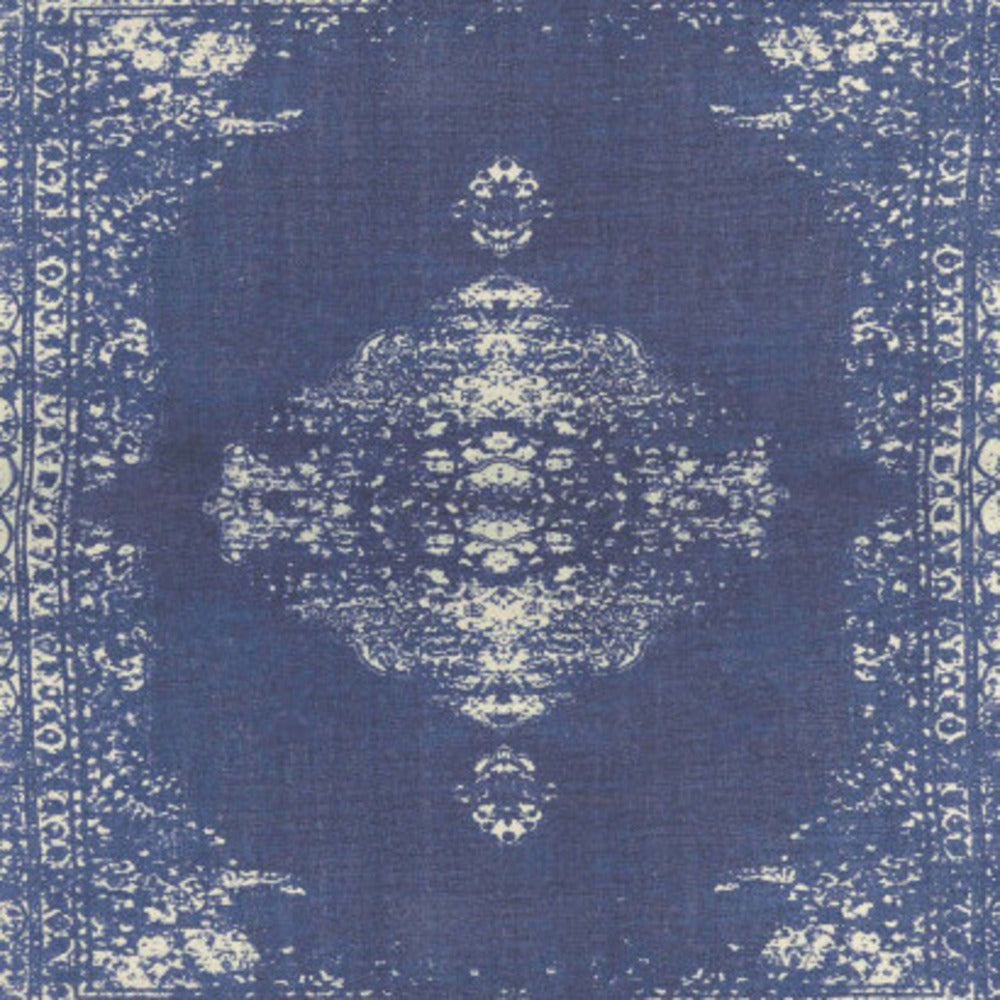 Jacaranda Large Rectangular Plain Top Stool - Bagru Fabrics