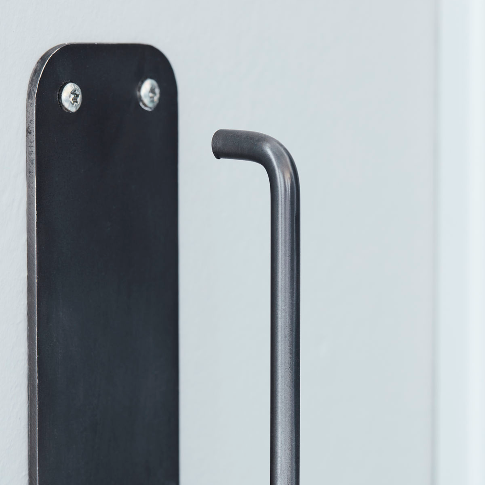 Black Antiqued Toilet Roll Holder 18cm