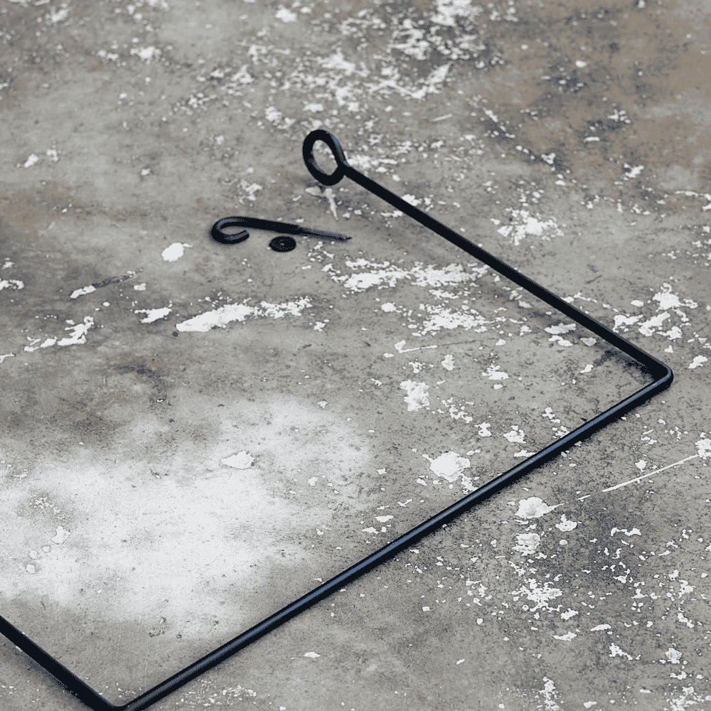 Black Coat Rack 100cm-B