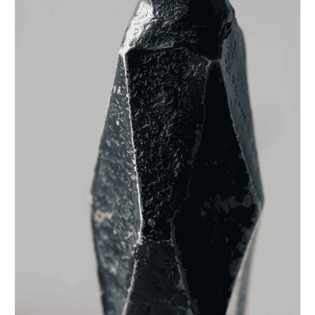 Black Metal Candlestick 20cm-3
