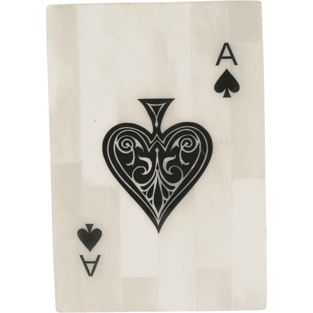 Bone Inlay Card Box 12cm