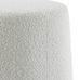 Bouclé Cream Occasional Stool 45cm
