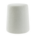 Bouclé Cream Occasional Stool 45cm | Annie Mo's