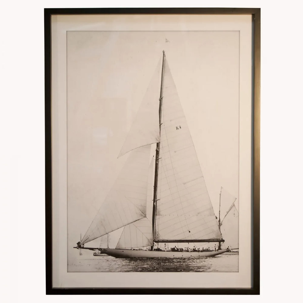 Rivington Set of Two Sailboat Framed Prints 80cm