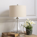 Bubbled Teardrop Glass Lamp with Shade 63cm | Annie Mo's