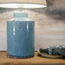 Ceramic Lamp Neptune With Cream Shade 62cm