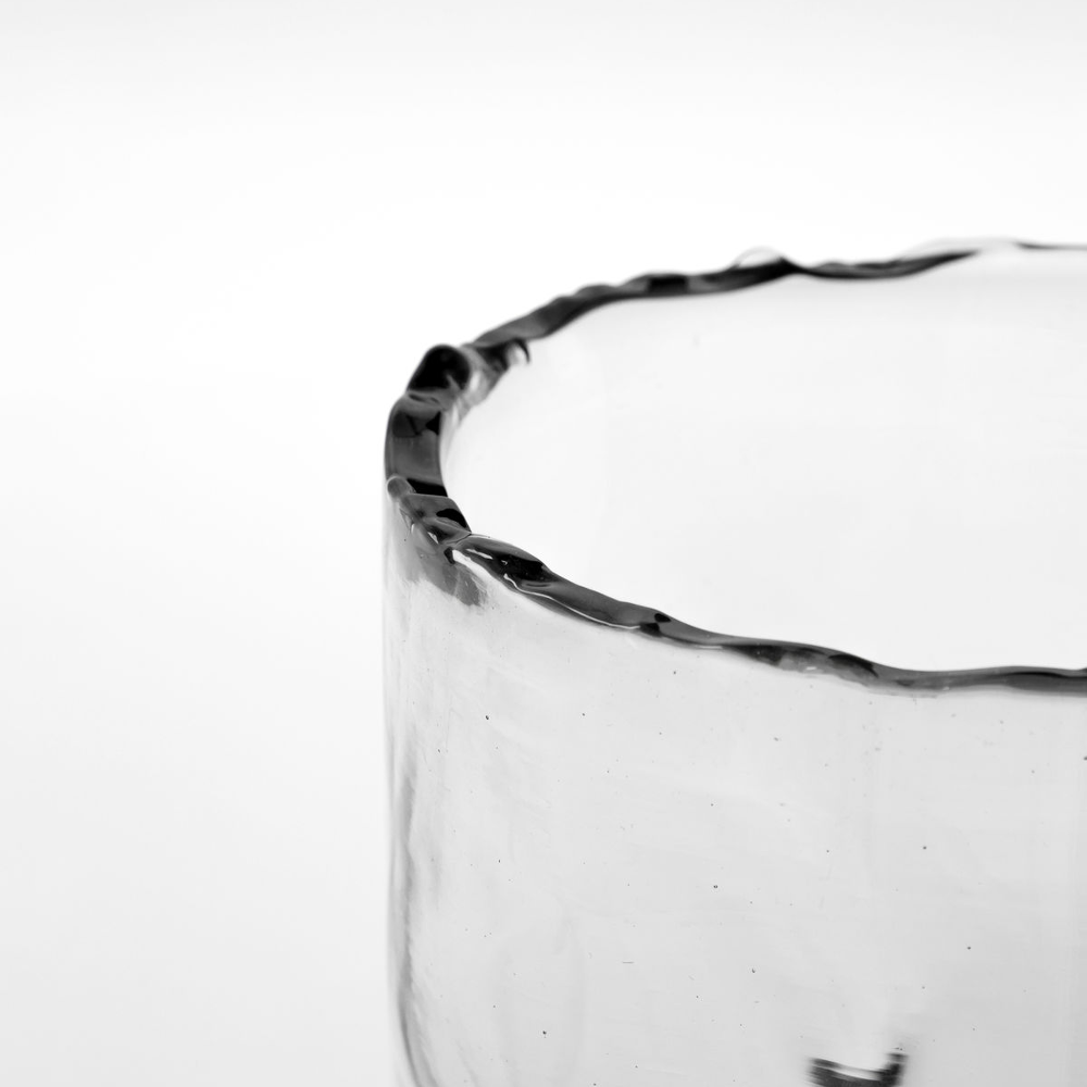 Clear Glass Vase 20cm