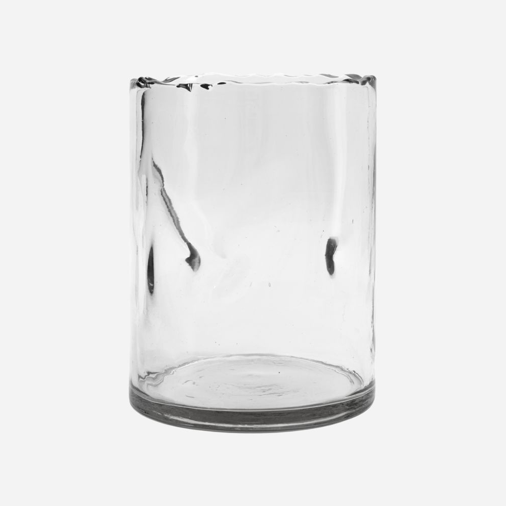 Clear Glass Vase 20cm